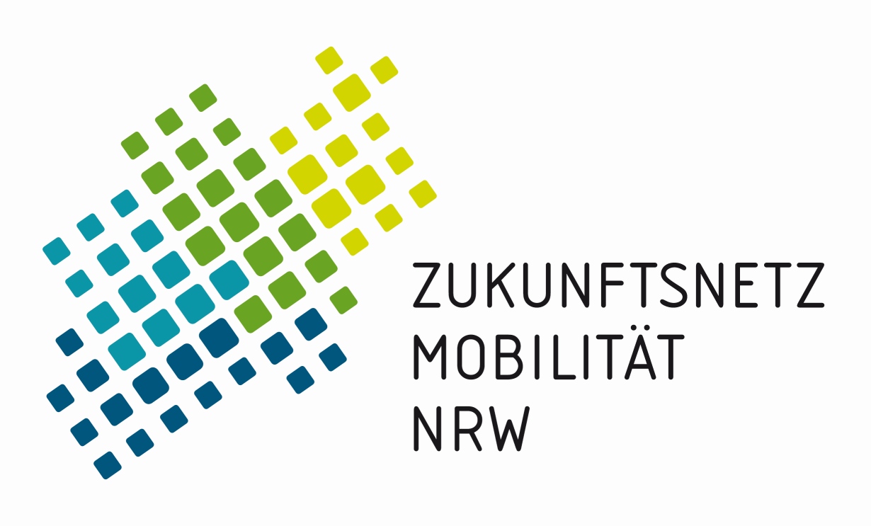 Logo Zukunftsnetz Mobilität Nordrhein-Westfalen